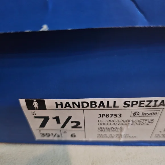 adidas Spezial Women's Suede Sneakers in Pink & Purple with Gum Sole - Picture 4 of 4